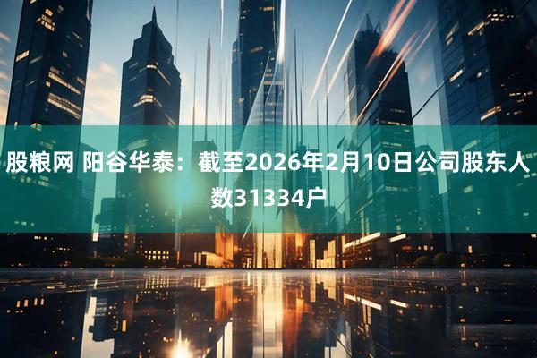 股粮网 阳谷华泰：截至2026年2月10日公司股东人数31334户